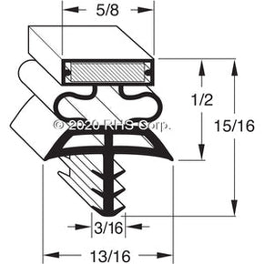 12-775, 37-0063684 , KOOL STAR, GASKET, 37-3/4" X 84-1/2", 3S Compatible with  KOOL STAR  37-0063684