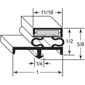 44-317, 135453 , NORLAKE, GASKET, 24-3/4" X 51-5/8" -GJ- Compatible with  NORLAKE 135453