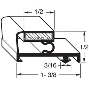 36-022, 1490004 , LEER, GASKET, 22-1/2" X 42" -SV- Compatible with  LEER 1490004