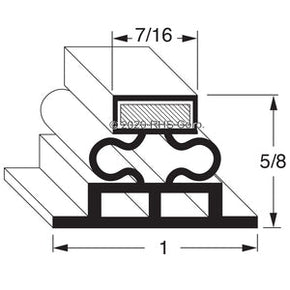 10-251, 30-135 , HOWARD MCCRAY, GASKET, 25-1/4" X 59-3/8" Compatible with  HOWARD MCCRAY  30-135