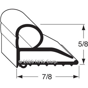 44-247, 020176 , NORLAKE, GASKET, 10" X 34-5/8", GRAY, COMP Compatible with  NORLAKE 20176