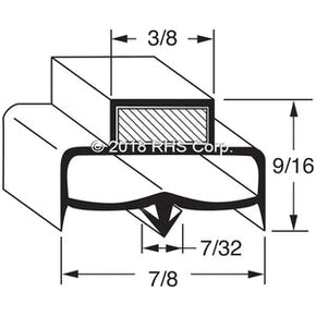 17-357, 17-357 , DELFIELD, GASKET, 12" X 24-3/4", S/I -GJ- Compatible with  DELFIELD  17-357