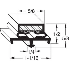 60-815, 341-60091-00 , TRAULSEN, GASKET, 23-5/8" X 41-3/4" Compatible with  TRAULSEN  341-60091-00