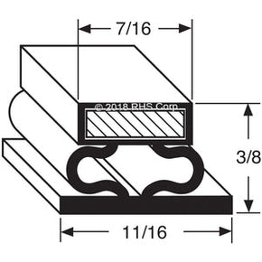 11-275, 75-0100 , ZERO ZONE, GASKET, 21-7/8" X 53-1/4" -SV- Compatible with  ZERO ZONE  75-0100