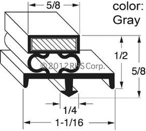 60-620, 341-60145-00 , TRAULSEN, GASKET, 28-1/4 X 29-1/2 Compatible with  TRAULSEN  341-60145-00