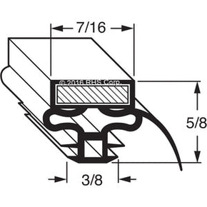 44-299, 145787 , NORLAKE, GASKET, 28-3/8" X 25-11/16" -GJ- Compatible with  NORLAKE 145787