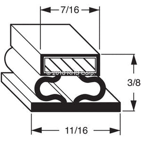 03-201, 13012-P004 , ARDCO, GASKET, 23-1/4" X 72" -SV- Compatible with  ARDCO  13012-P004