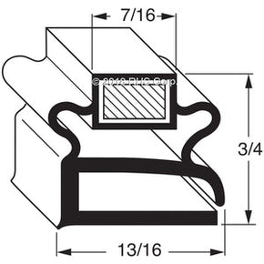 17-112, 17-112 , DELFIELD, GASKET, 20-5/8" X 21-1/4" -SV- Compatible with  DELFIELD  17-112