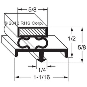 60-727, 341-60227-00 , TRAULSEN, GASKET, 20-1/2 X 29-1/2 GJ Compatible with  TRAULSEN  341-60227-00