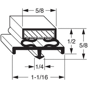 60-692, 341-60197-02 , TRAULSEN, GASKET, 21-13/16 X 23-1/4" Compatible with  TRAULSEN  341-60197-02