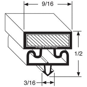 07-320, 3A8864-01 , HOSHIZAKI, GASKET, 22-3/4" X 60-1/2" OD Compatible with  HOSHIZAKI  3A8864-01