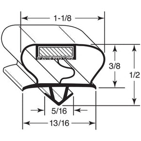 07-307, 2A5192-14 , HOSHIZAKI, GASKET, MAG 25-1/2" X 62-1/2" Compatible with  HOSHIZAKI  2A5192-14