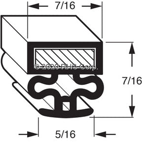 59-113, 5076294 , TYLER, GASKET, 31" X 58-5/8" Compatible with  TYLER 5076294