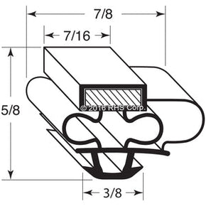 07-109, C101-133-061 , BLUE AIR, GASKET, 24-1/4" X 52-5/16" Compatible with  BLUE AIR  C101-133-061