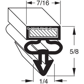 17-203, 1701330 , DELFIELD, GASKET, 15" X 19-1/8" Compatible with  DELFIELD 1701330