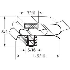 17-648, 1701192 , DELFIELD, GASKET, 10-7/8" X 24-7/8" -GJ- Compatible with  DELFIELD 1701192