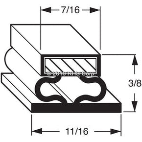 03-200, 13012-P001 , ARDCO, GASKET, 22-1/4" X 53-3/8" -SV- Compatible with  ARDCO  13012-P001