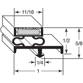 11-532, 2672182 , FLORIDA STAINLESS, GASKET, 20-5/8" X 24-3/8" Compatible with  FLORIDA STAINLESS 2672182