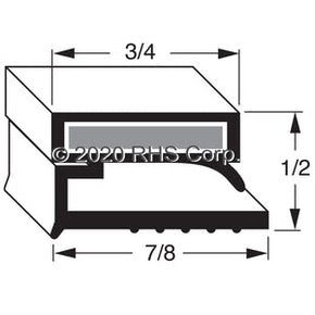 10-555, PT-88-T , ATLAS METAL, GASKET, 21" X 24-3/4" Compatible with  ATLAS METAL  PT-88-T