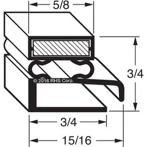 07-451, GSKT MAG2648 , FOOD WARMING EQUIPMENT, GASKET, 26" X 48" Compatible with  FOOD WARMING EQUIPMENT  GSKT MAG2648