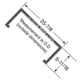 69-054, 11310-P1 , UTILITY, GASKET, 6-11/16 X 25-7/8 Compatible with  UTILITY  11310-P1