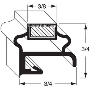 17-257, 1702007 , DELFIELD, GASKET, 9-1/8" X 15-5/8" -SV- Compatible with  DELFIELD 1702007