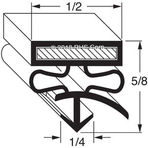 17-227, 1701215 , DELFIELD, GASKET, 22-3/4" X 22-3/4" Compatible with  DELFIELD 1701215