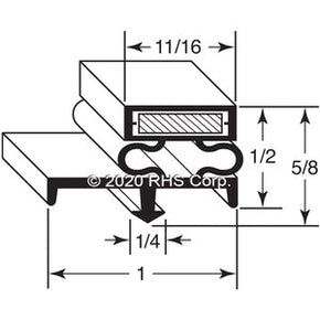 44-100, 003723 , NORLAKE, GASKET, 32-3/4" X 79", 3S -SV- Compatible with  NORLAKE 3723