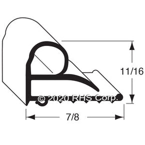 32-209, 263208 , HOBART, GASKET, 10-5/8" X 23" Compatible with  HOBART 263208