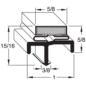 11-808, 9A-1010 , AMERICAN PANEL, GASKET, 26-3/8" X 77", 3S, O.D. Compatible with  AMERICAN PANEL  9A-1010