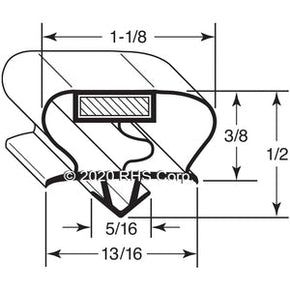 07-319, 2A5192-15 , HOSHIZAKI, GASKET, 10-5/8" X 24-1/4" OD Compatible with  HOSHIZAKI  2A5192-15