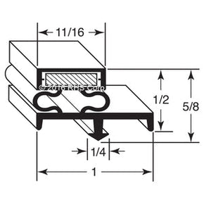 07-312, H-4-39-84 , H&K INTERNATIONAL, GASKET, 16-5/8" X 24-7/8" GRAY Compatible with  H&K INTERNATIONAL  H-4-39-84