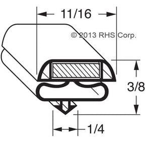 58-658, 58-658 , ANTHONY, GASKET, 23-5/8" X 59-1/4" O.D. Compatible with  ANTHONY  58-658