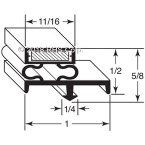 10-305, 30-493 , HOWARD MCCRAY, GASKET, 22-3/4" X 61-3/8" Compatible with  HOWARD MCCRAY  30-493