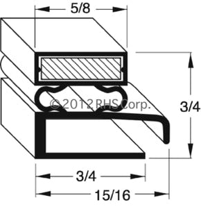 60-512, 341-60026-00 , TRAULSEN, GASKET, 27-1/2 X 27-1/2 Compatible with  TRAULSEN  341-60026-00