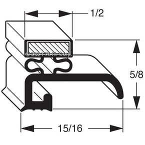 69-039, 6220-2P , UTILITY, GASKET, 26" X32-1/4 SV Compatible with  UTILITY  6220-2P