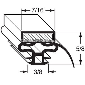 37-144, 02-70984 , MASTER-BILT, GASKET, 25-5/8" X 53-1/4", BLACK Compatible with  MASTER-BILT  02-70984