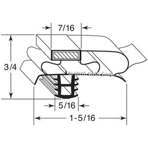 17-727, 1701187 , DELFIELD, GASKET 15-3/8" X 16-1/4", AC Compatible with  DELFIELD 1701187