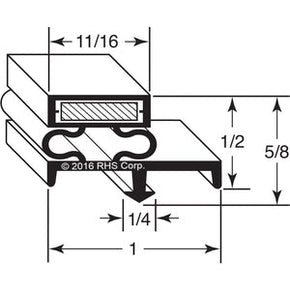 60-935, 3500800 , KAIRAK, GASKET, 8-1/4" X 16-3/8" OD Compatible with  KAIRAK 3500800