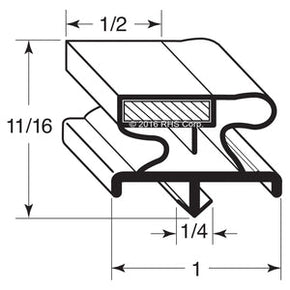 60-747, 341-60272-03 , TRAULSEN, GASKET, 8-1/4" X 30-1/8" SN Compatible with  TRAULSEN  341-60272-03