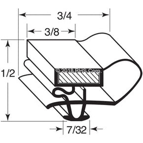 27-647, 79BC550016-03 , BEVERAGE-AIR, GASKET, 28" X 53-1/2" NS Compatible with  BEVERAGE-AIR  79BC550016-03