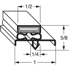 27-424, 10-0882-05 , UNIVERSAL NOLIN, GASKET, 28-3/8" X 62-5/8" WHT Compatible with  UNIVERSAL NOLIN  10-0882-05