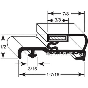 39-069, 666 , MCCALL, GASKET, 24-1/2" X 30" -SV- Compatible with  MCCALL 666