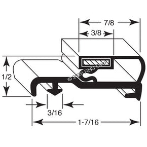 11-284, 75-0940 , ZERO ZONE, GASKET, 30" X 63-1/2" -SV- Compatible with  ZERO ZONE  75-0940