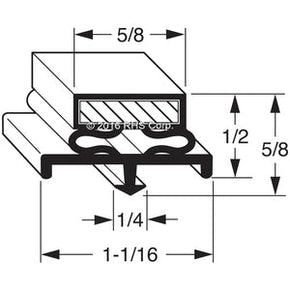 60-750, 341-37345-00 , TRAULSEN, GASKET, 18-1/4 X 43-3/4" Compatible with  TRAULSEN  341-37345-00