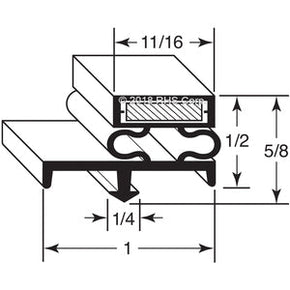 09-034, 2-167 , CONTINENTAL, GASKET, 25-3/4" X 27-1/2" SV Compatible with  CONTINENTAL  2-167