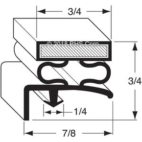 38-032, GA-97 , JORDON-FOGEL, GASKET, 22-5/8" X 66-1/2" -SV- Compatible with  JORDON-FOGEL  GA-97