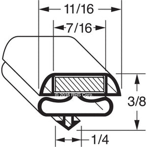 58-298, 02-14801-0010 , ANTHONY, GASKET, 22-5/8" X 64-5/8" O.D. Compatible with  ANTHONY  02-14801-0010