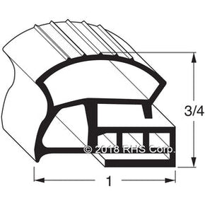 25-090, 25-090 , FOSTER, GASKET, 36" X 78-1/2", 3S -SV- Compatible with  FOSTER  25-090