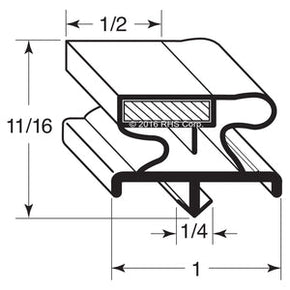 60-767, 341-60272-02 , TRAULSEN, GASKET, 8-3/8" X 17-1/2 SANTO Compatible with  TRAULSEN  341-60272-02